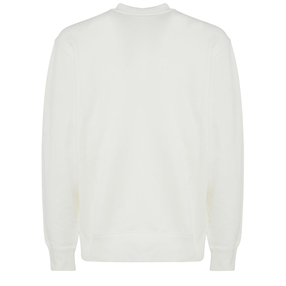 White cotton sweatshirt