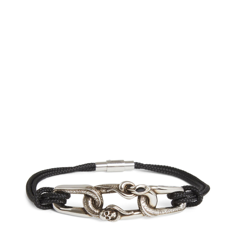 Bracciale in ottone argentato