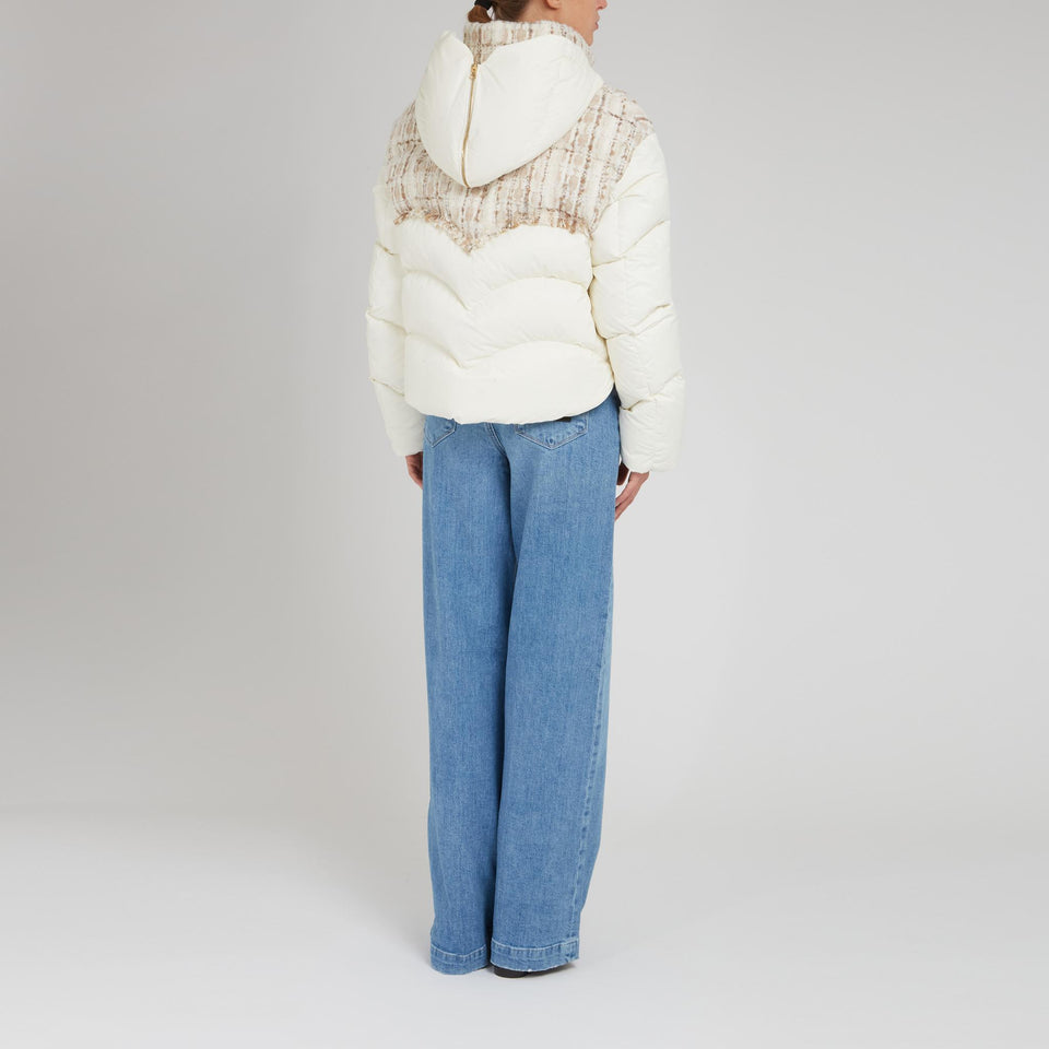 Piumino ''Hug'' in tessuto bianco