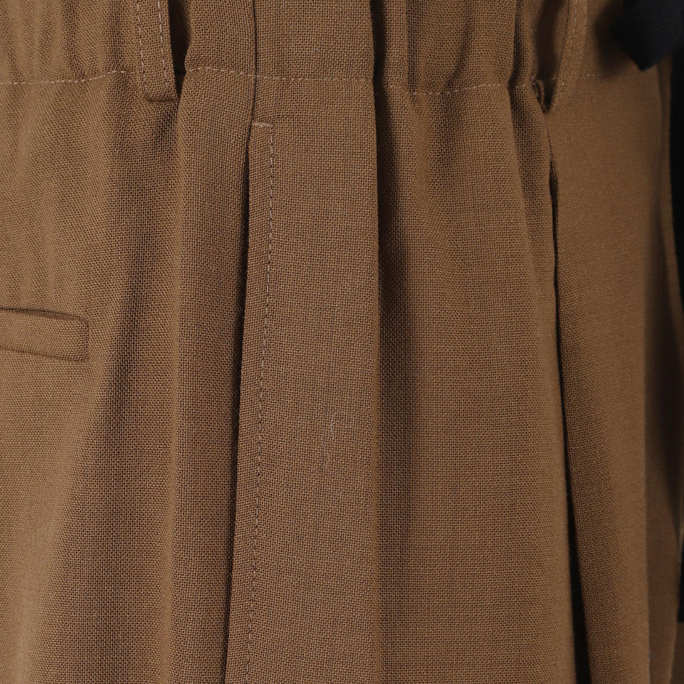 Pantalone in tessuto marrone NOAM SNM-1186TOBACCO STUDIO NICHOLSON 