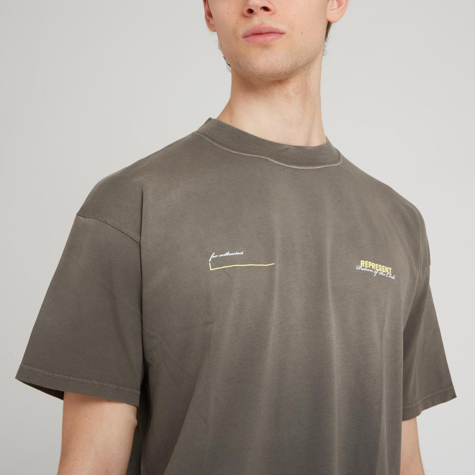 T-shirt in cotone verde