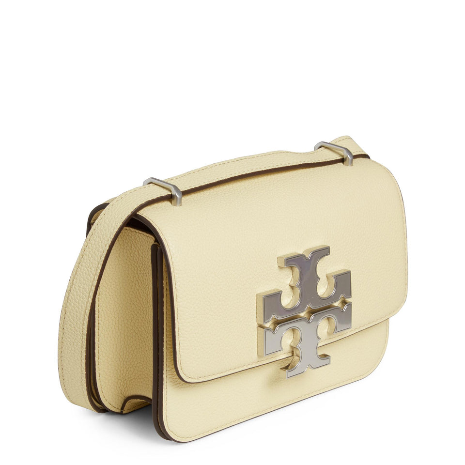 Borsa piccola "Eleanor Pebbled" in pelle gialla 155671 700 TORY BURCH 