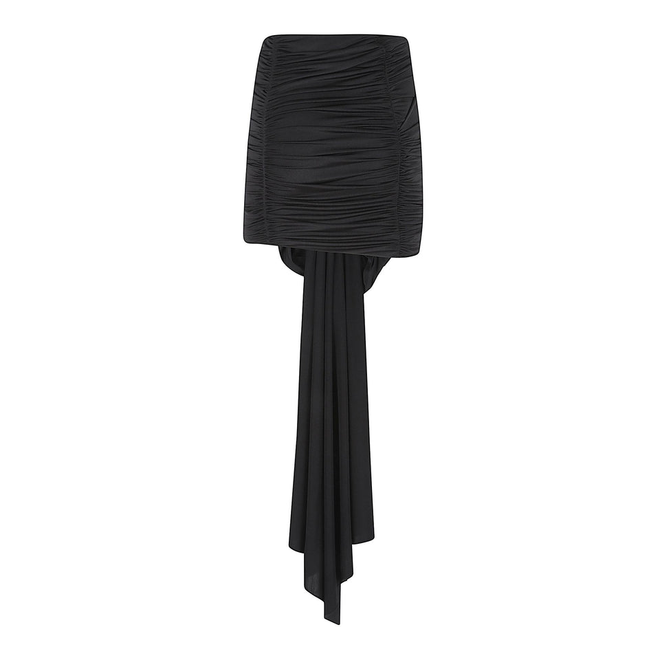 Mini gonna in tessuto nera TM180317B TJP185999 THE ANDAMANE 