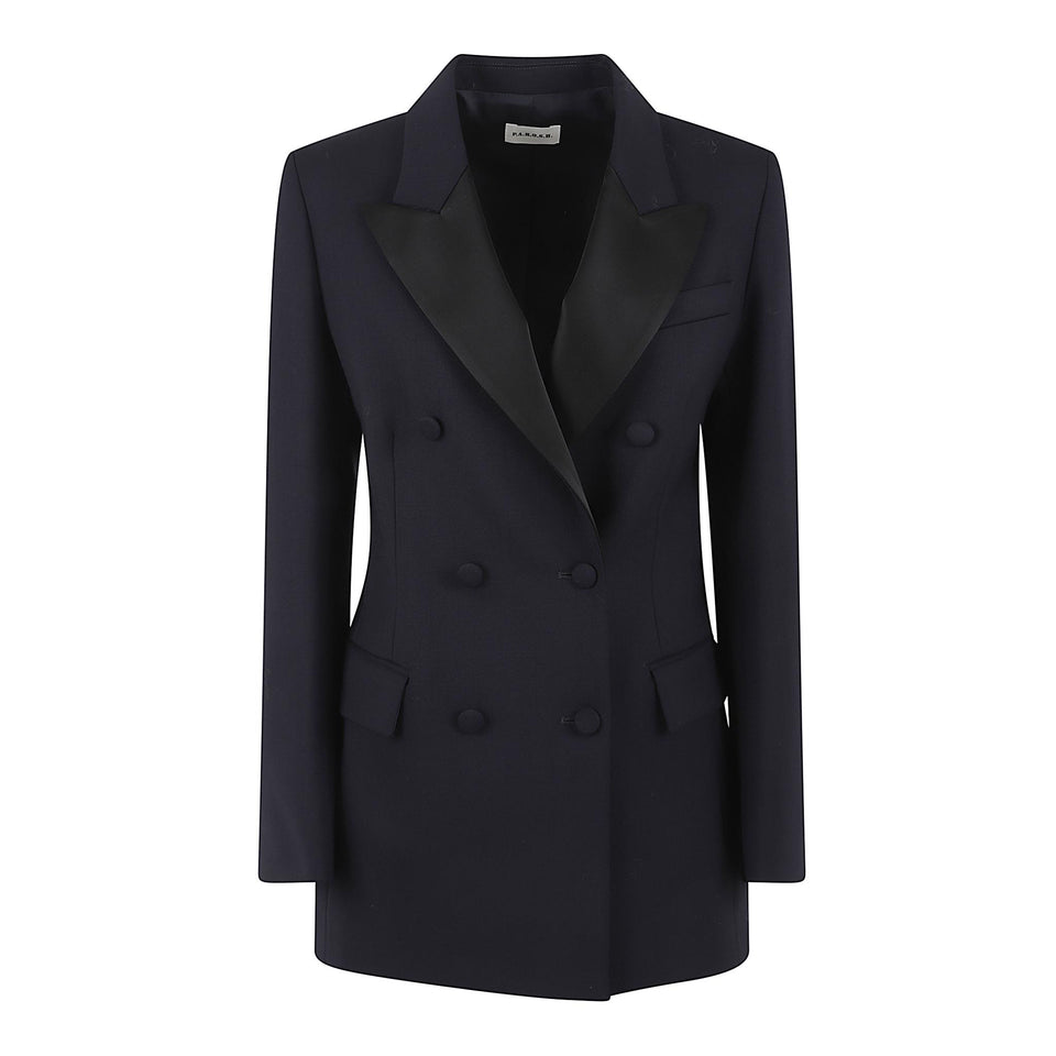 Giacca doppio petto in lana blu D420445 LILIUXY25012 P.A.R.O.S.H. 