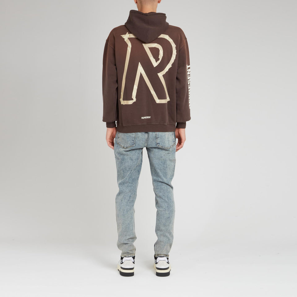 Brown cotton sweatshirt
