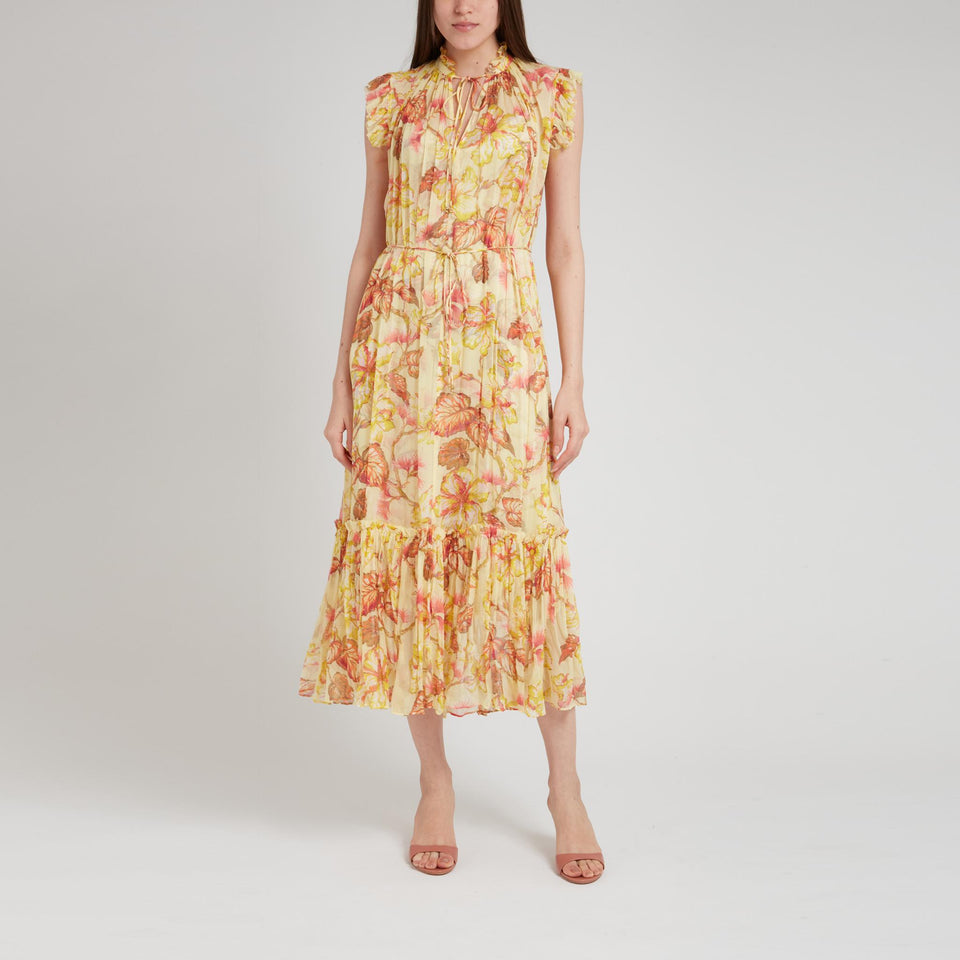 Abito in tessuto multicolor