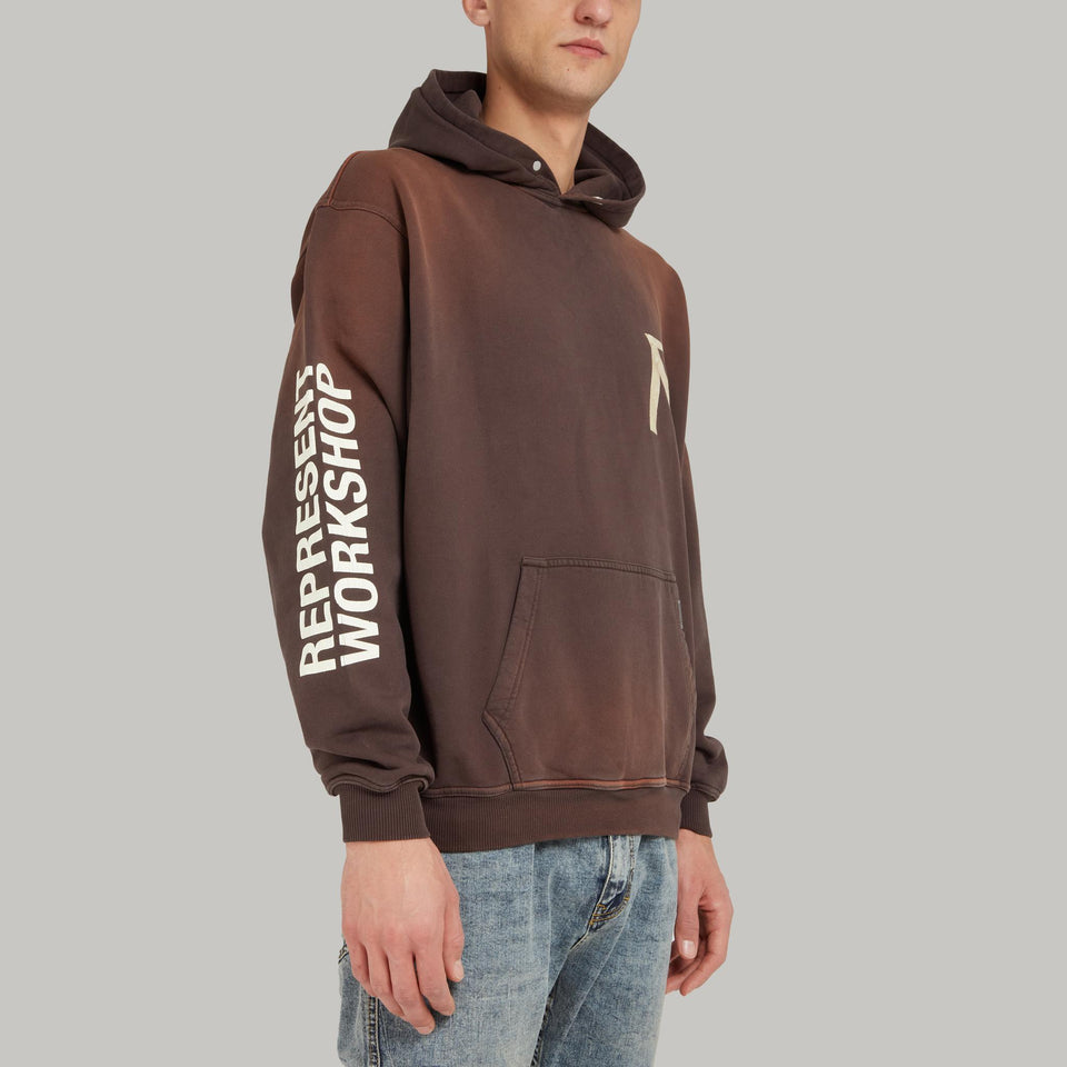 Brown cotton sweatshirt
