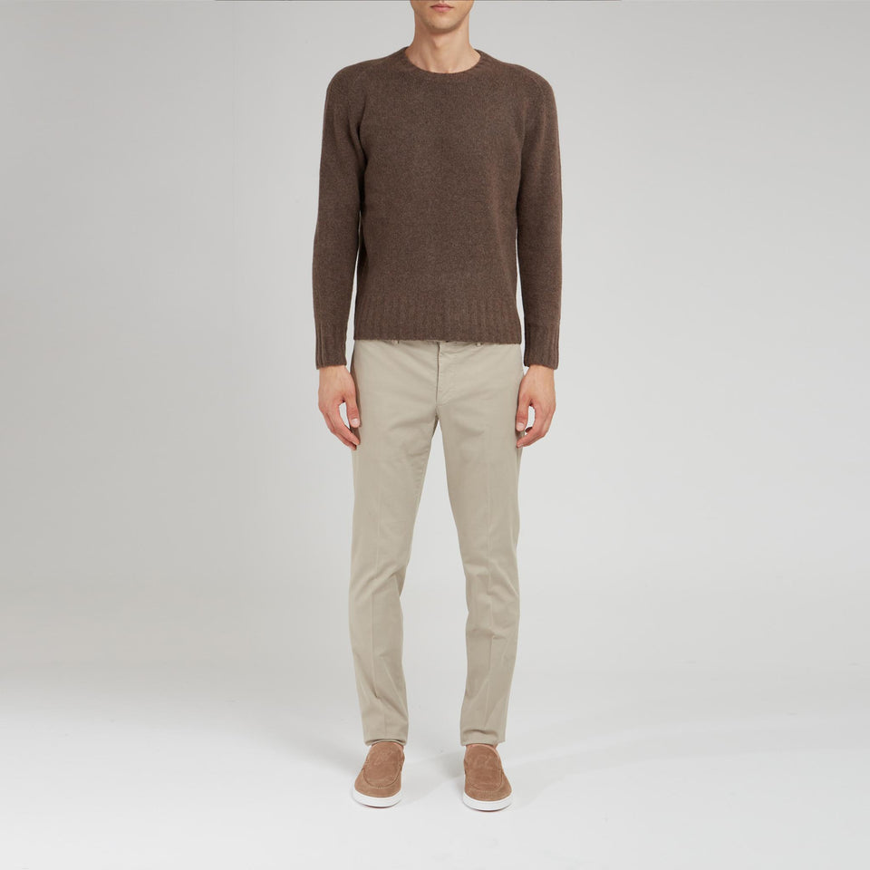 Brown wool sweater