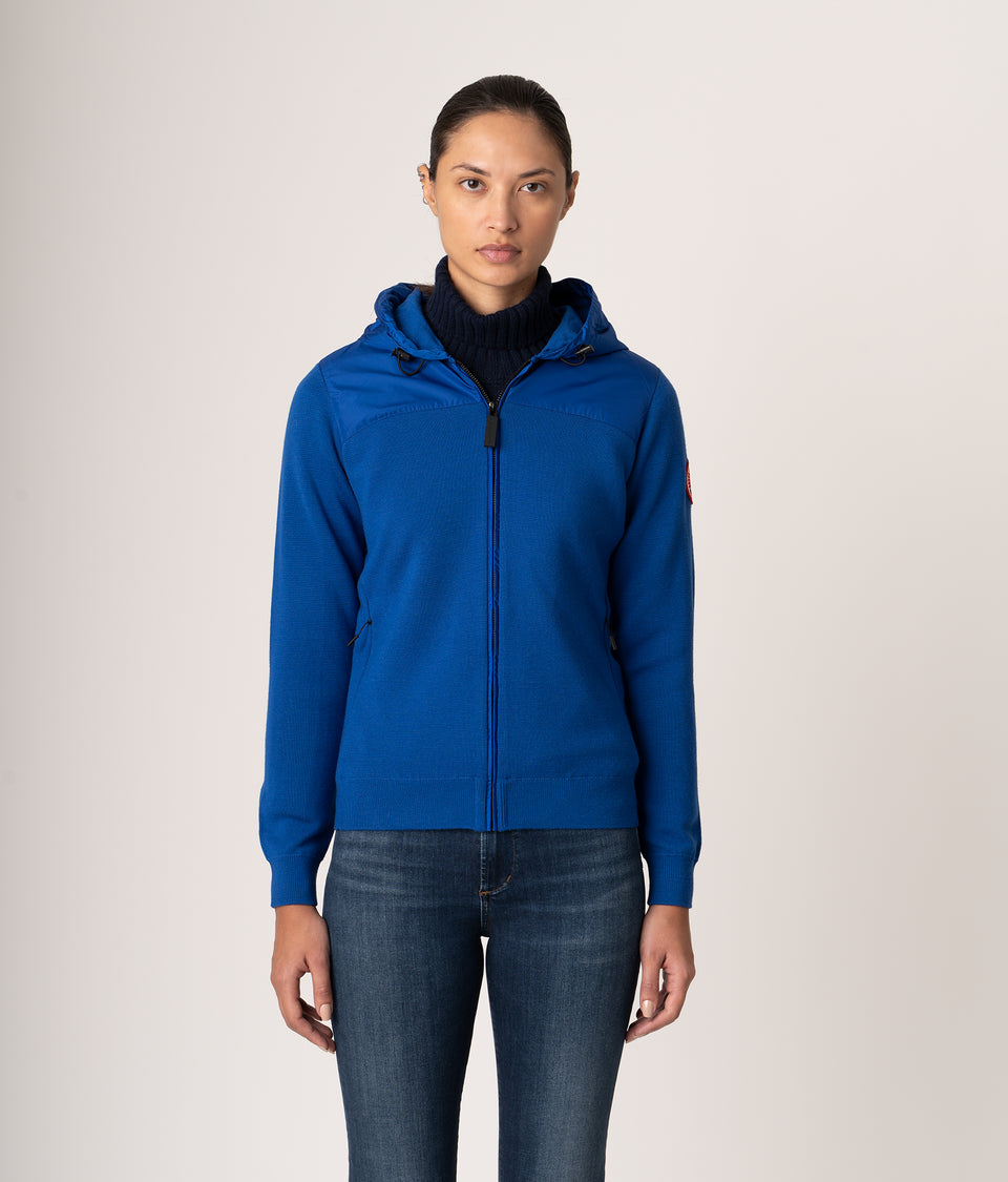 ''Windbridge'' sweatshirt in blue cotton