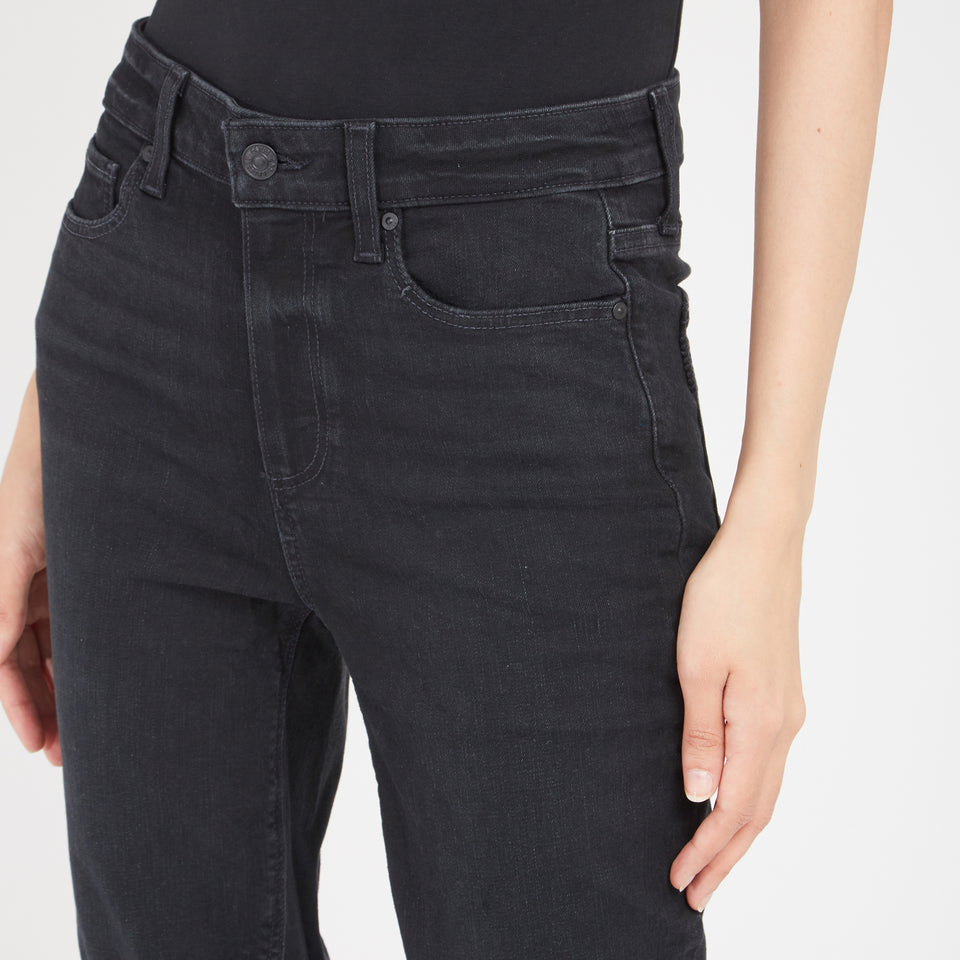 Jeans "Colette" in cotone nero
