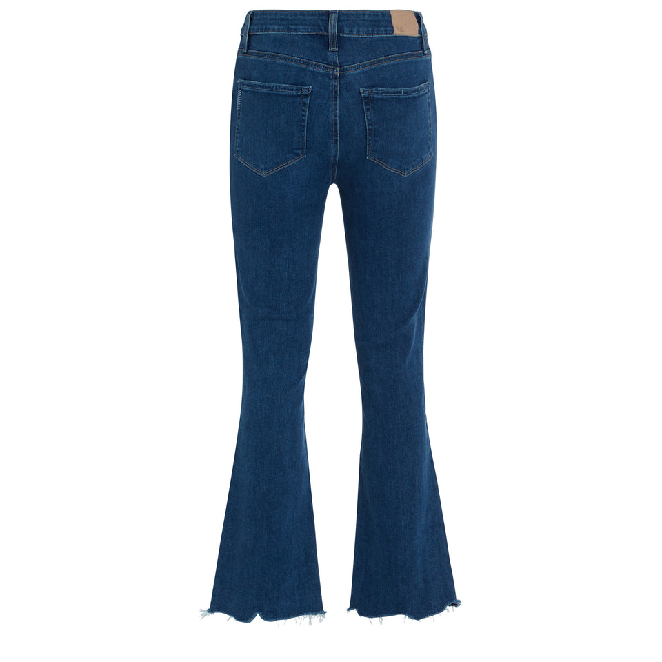 Jeans "Claudine" in cotone blu