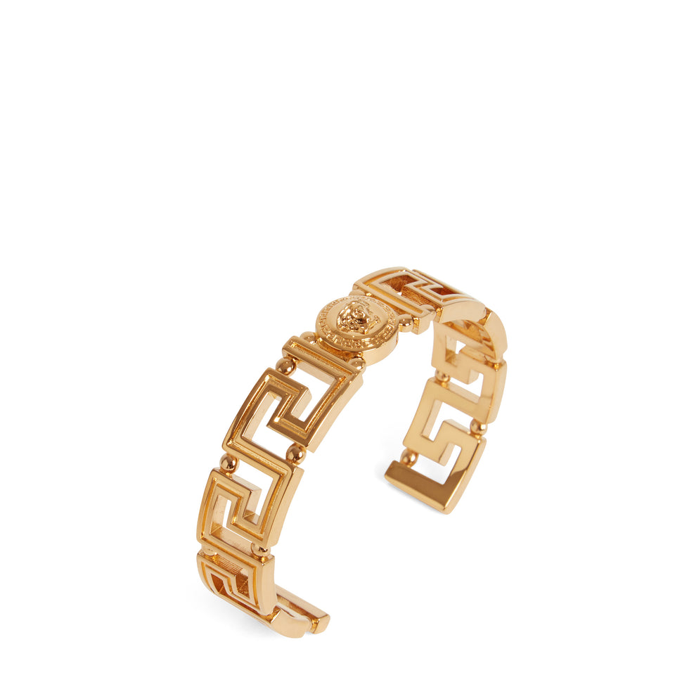 Gold metal bracelet