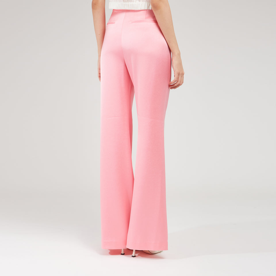 Pantalone ''Deanna'' in tessuto rosa