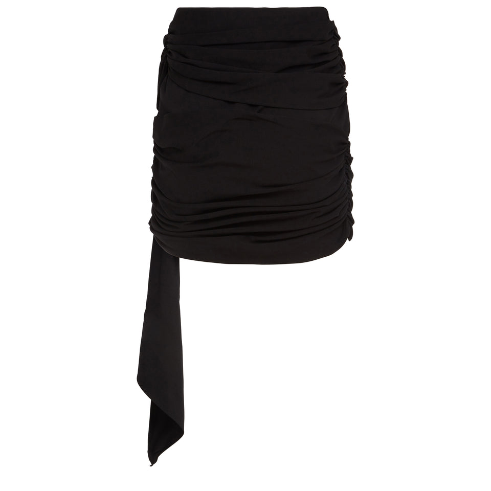 Black jersey "Fran" skirt
