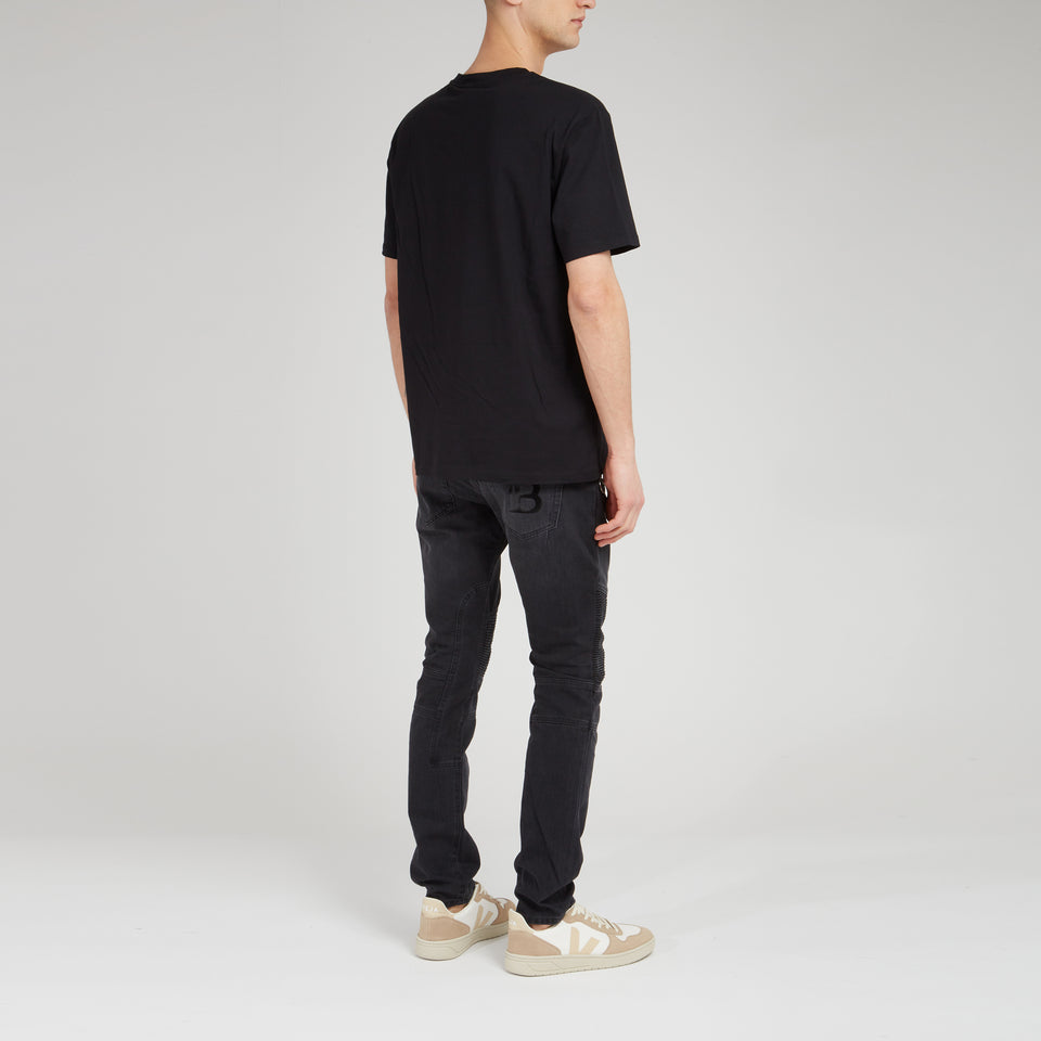 T-shirt oversize in cotone nera