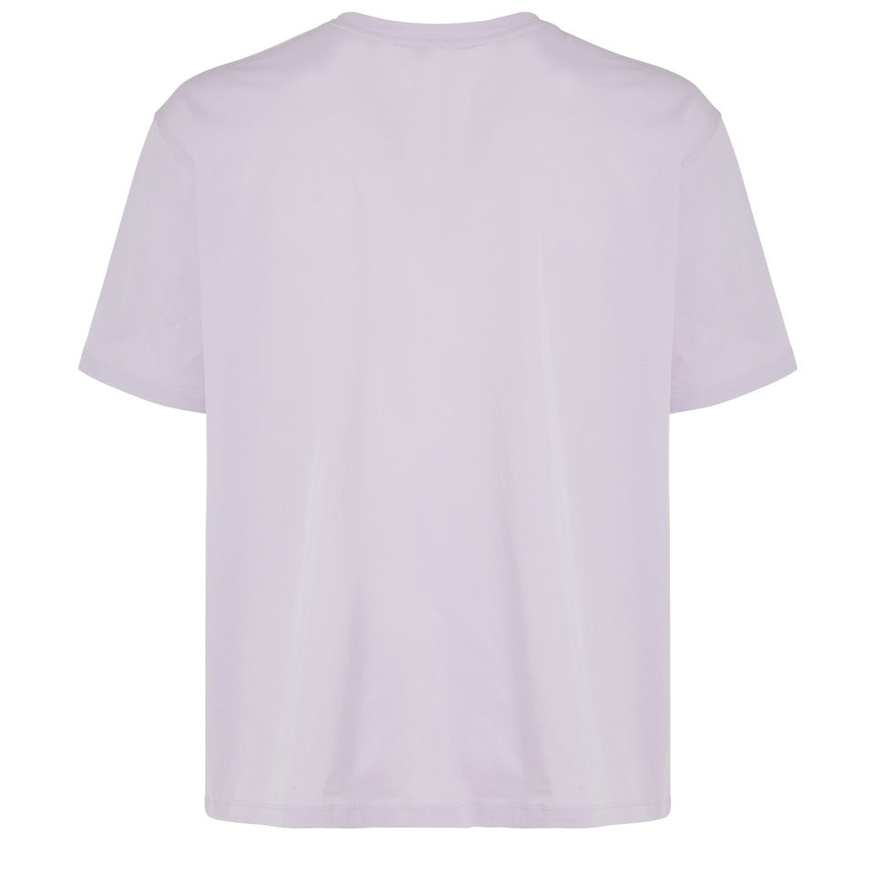 T-shirt in cotone lilla
