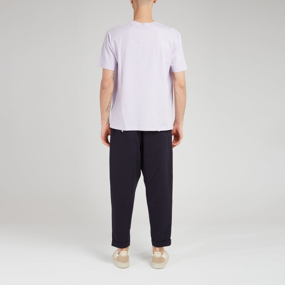 Lilac cotton T-shirt