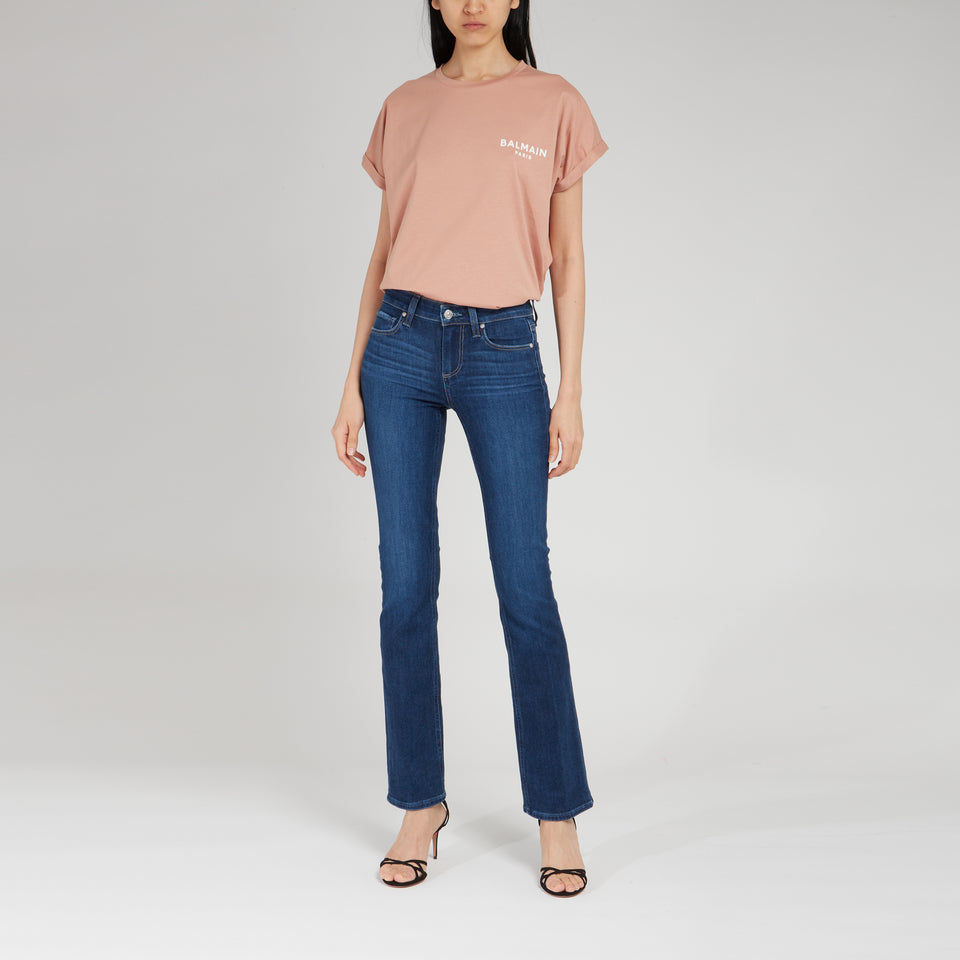 T-shirt in cotone rosa