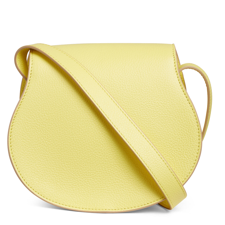 Small yellow leather ''Marcie'' bag