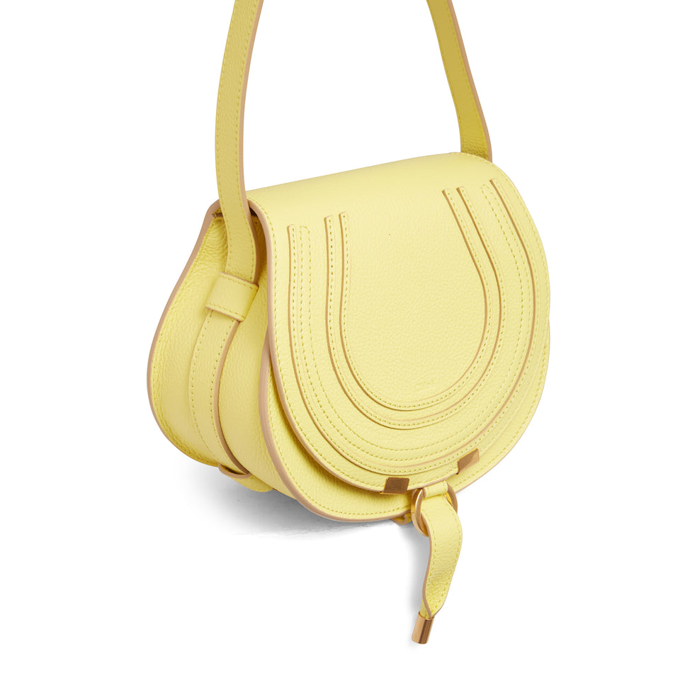 Small yellow leather ''Marcie'' bag