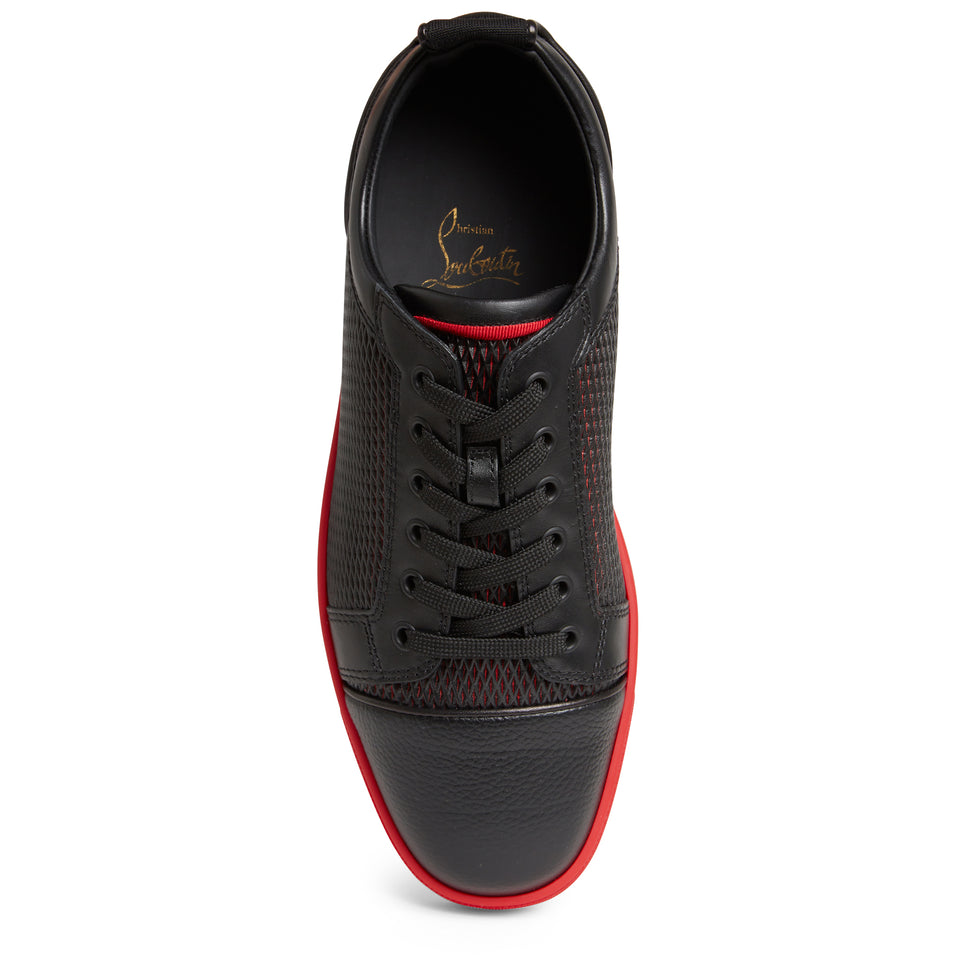Sneakers ''Louis Junior'' in pelle nera