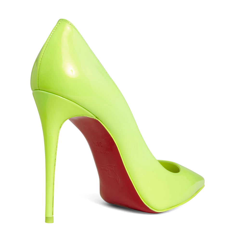 ''Kate'' pump in yellow patent leather
