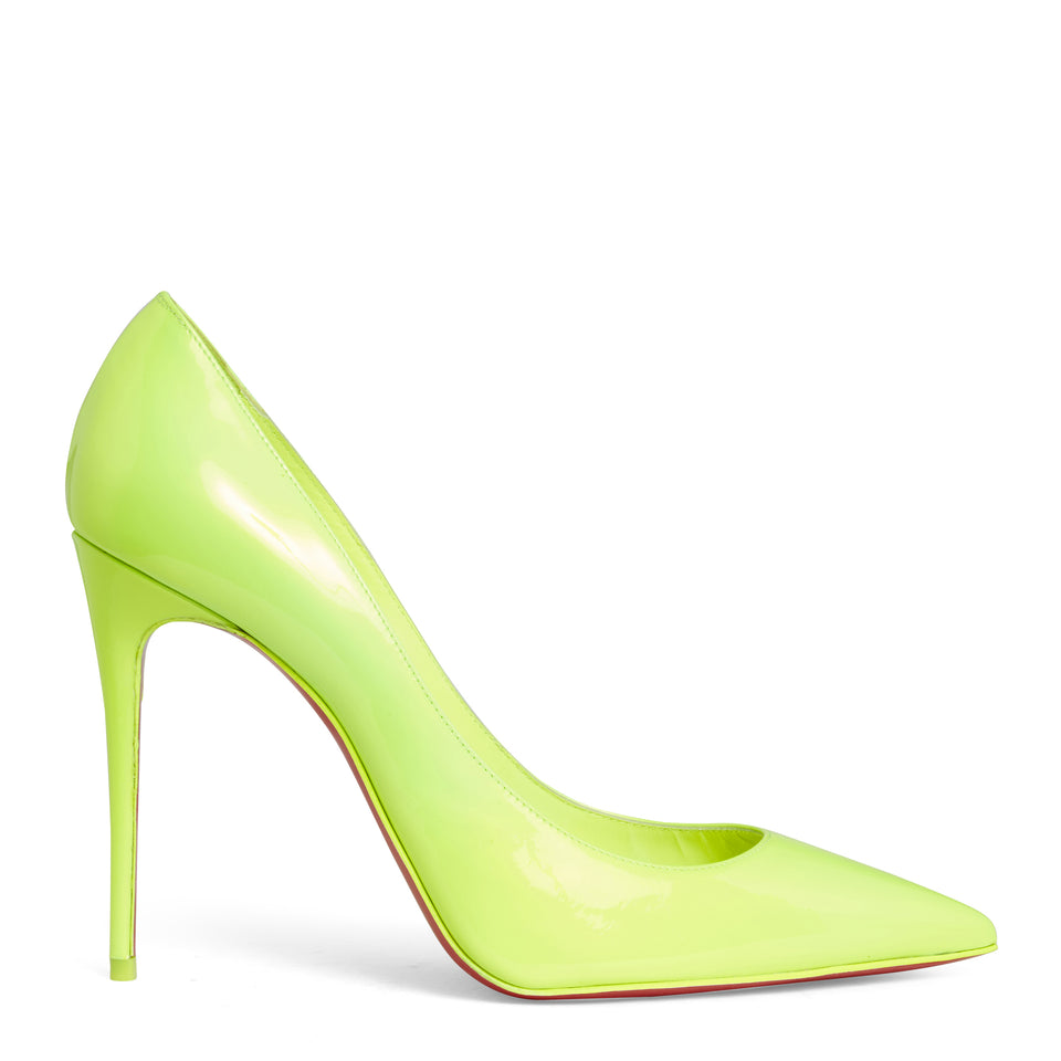 ''Kate'' pump in yellow patent leather