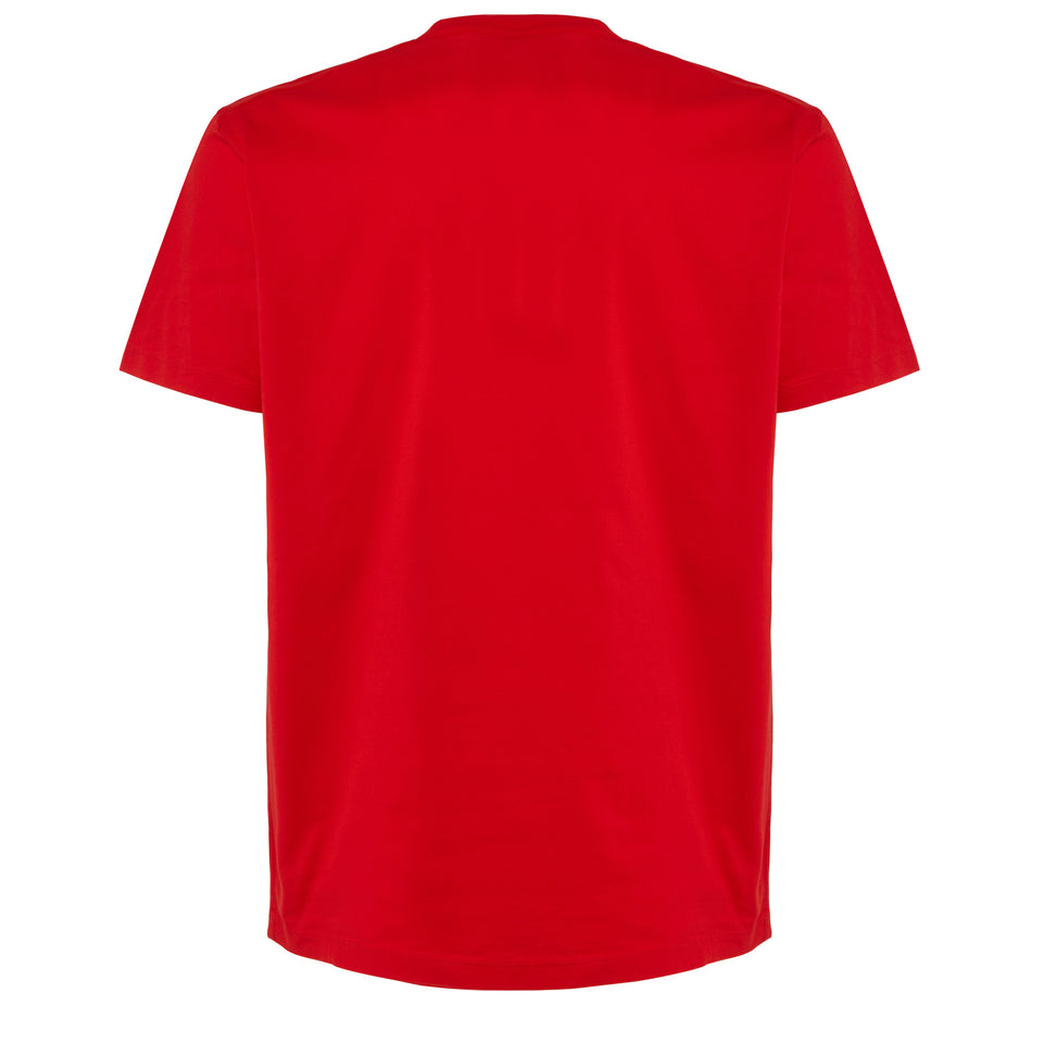 T-shirt in cotone rossa