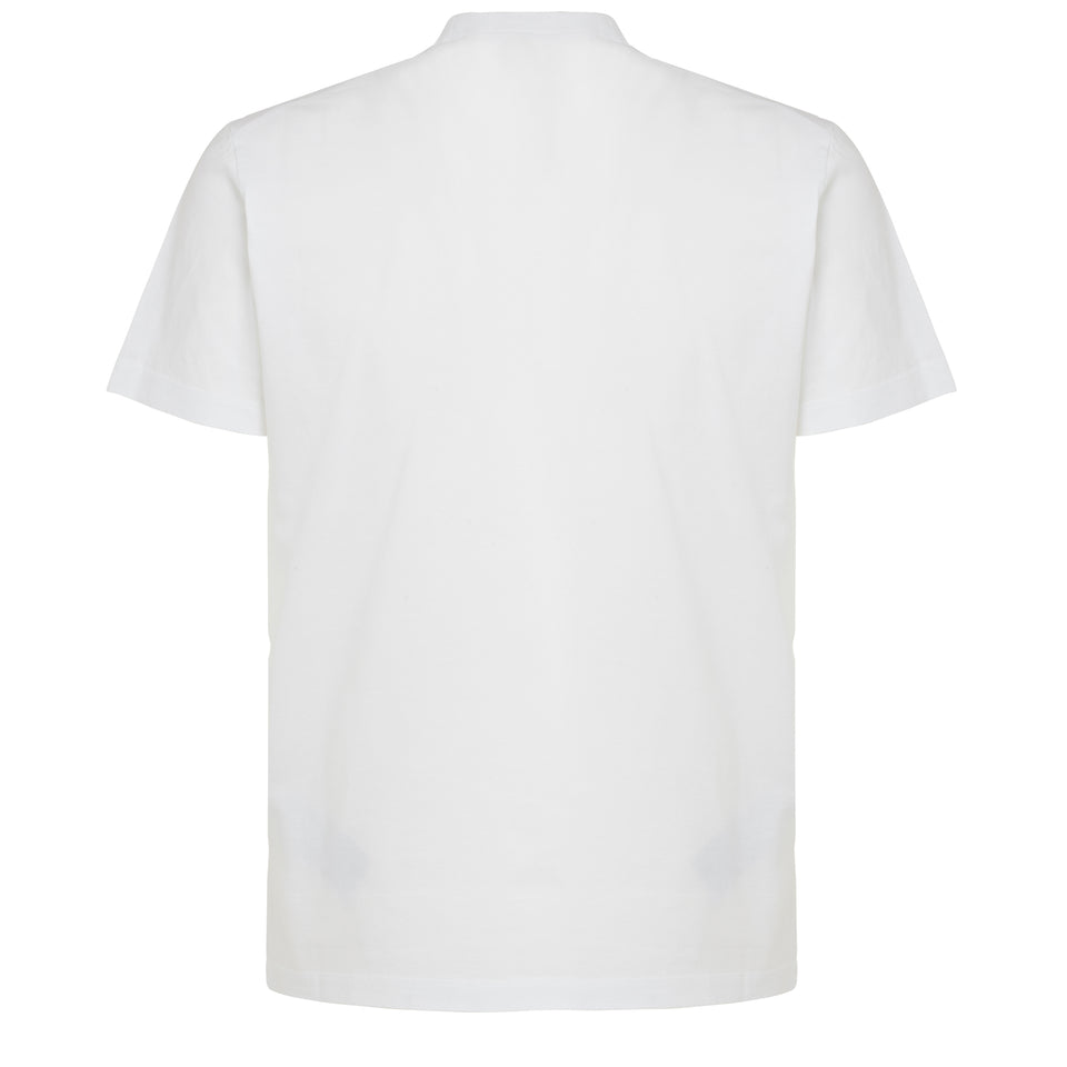White cotton ''Icon'' T-shirt