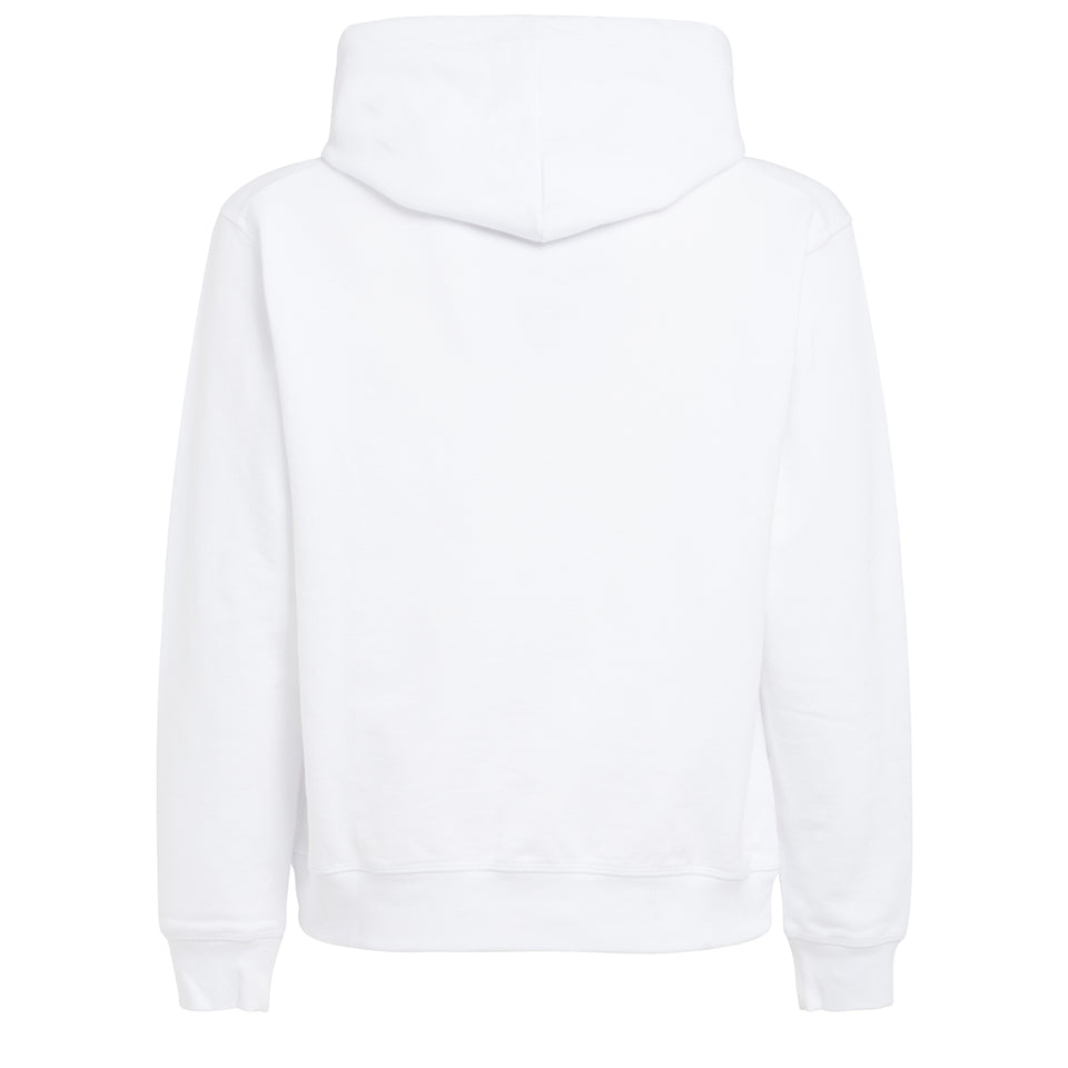 White cotton ''D2 Sunrise Cool'' sweatshirt
