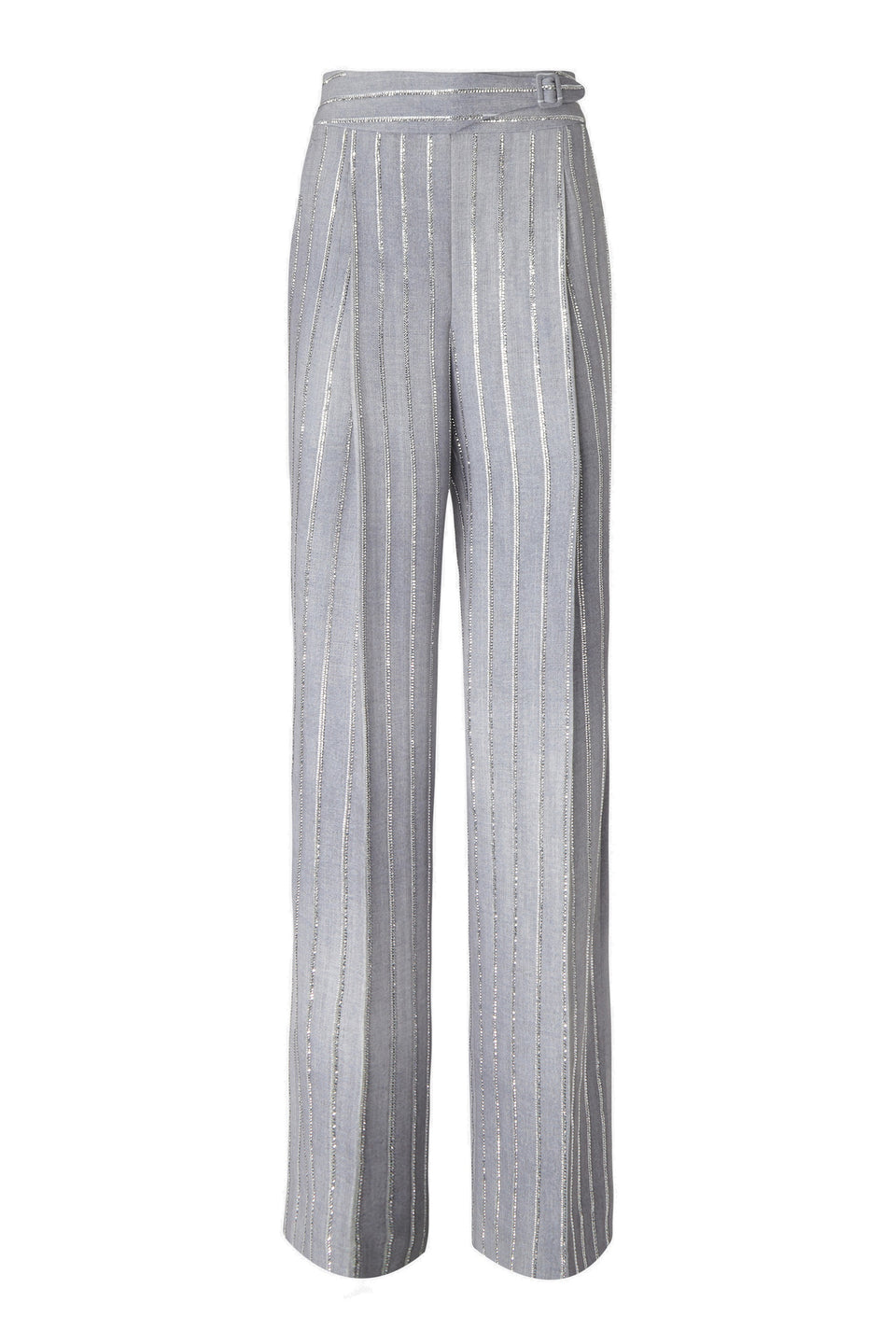 Tailored trousers in gray fabric