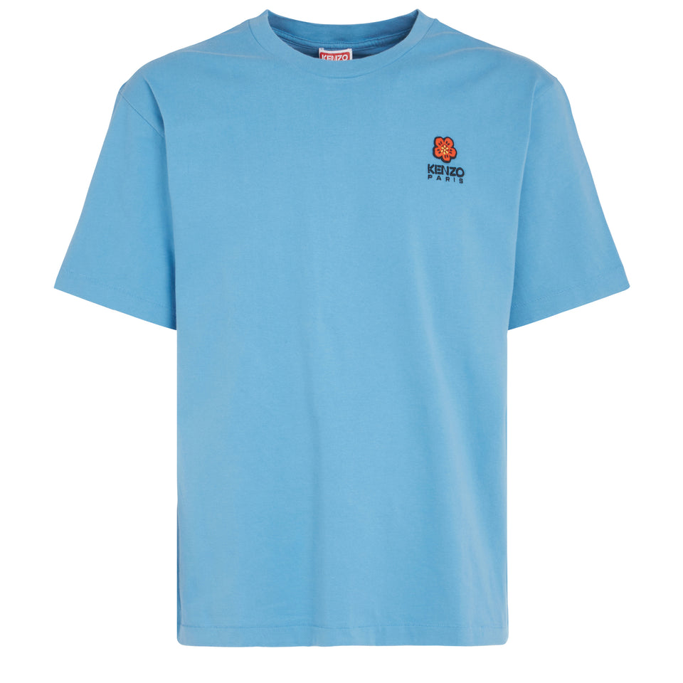Light blue jersey ''Boke Flower'' T-shirt