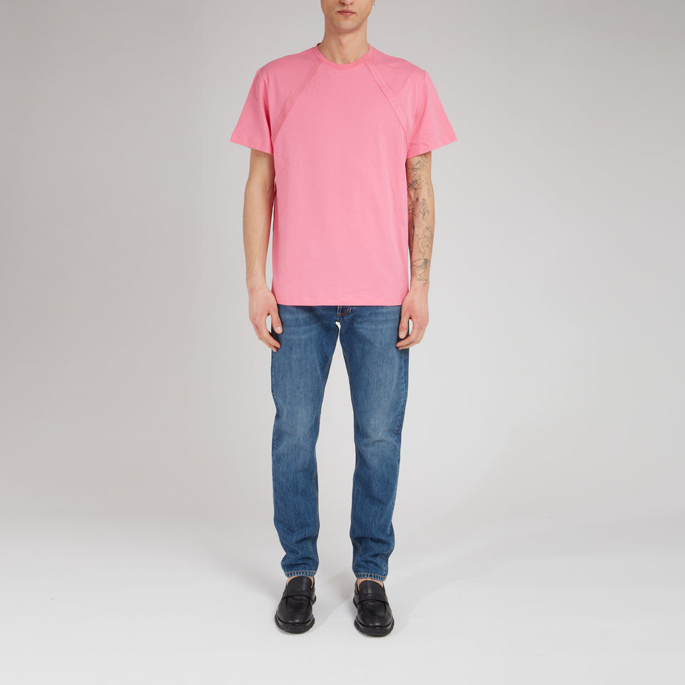 Pink cotton T-shirt