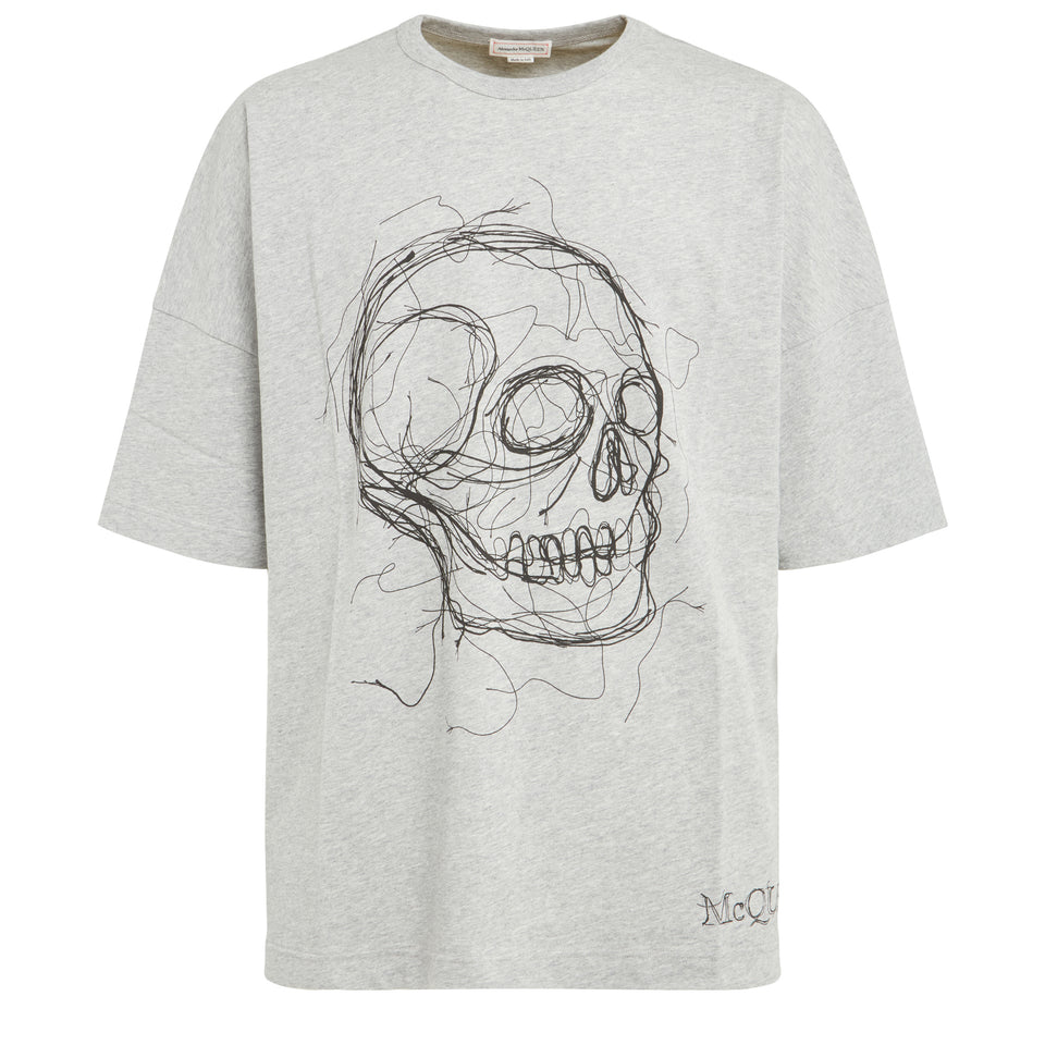 Gray cotton T-shirt