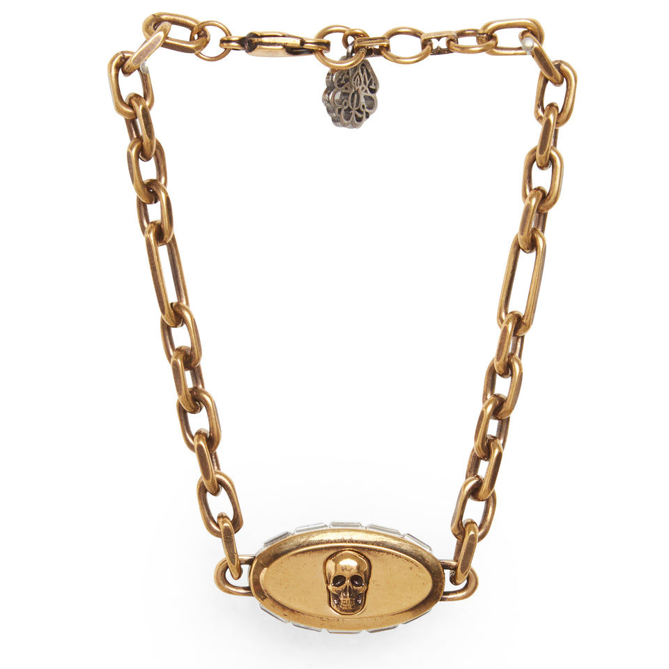 Golden brass bracelet