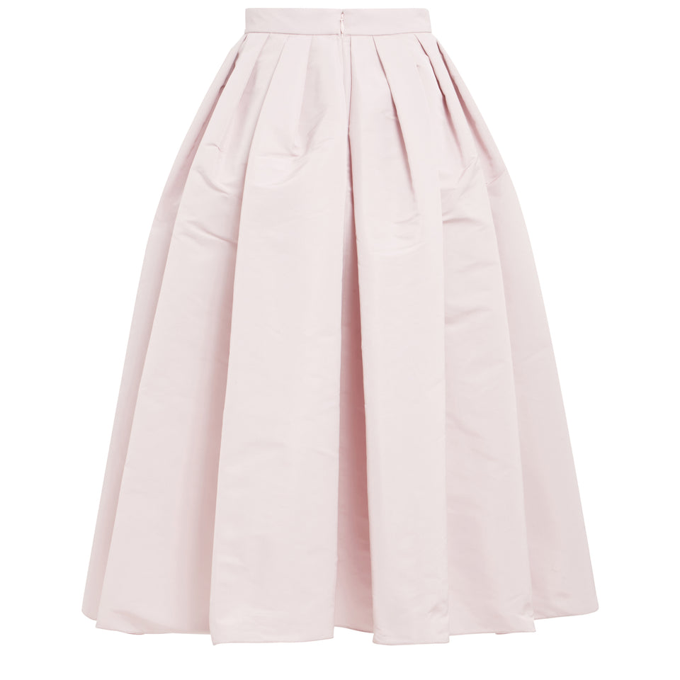 Pink polyfaille skirt