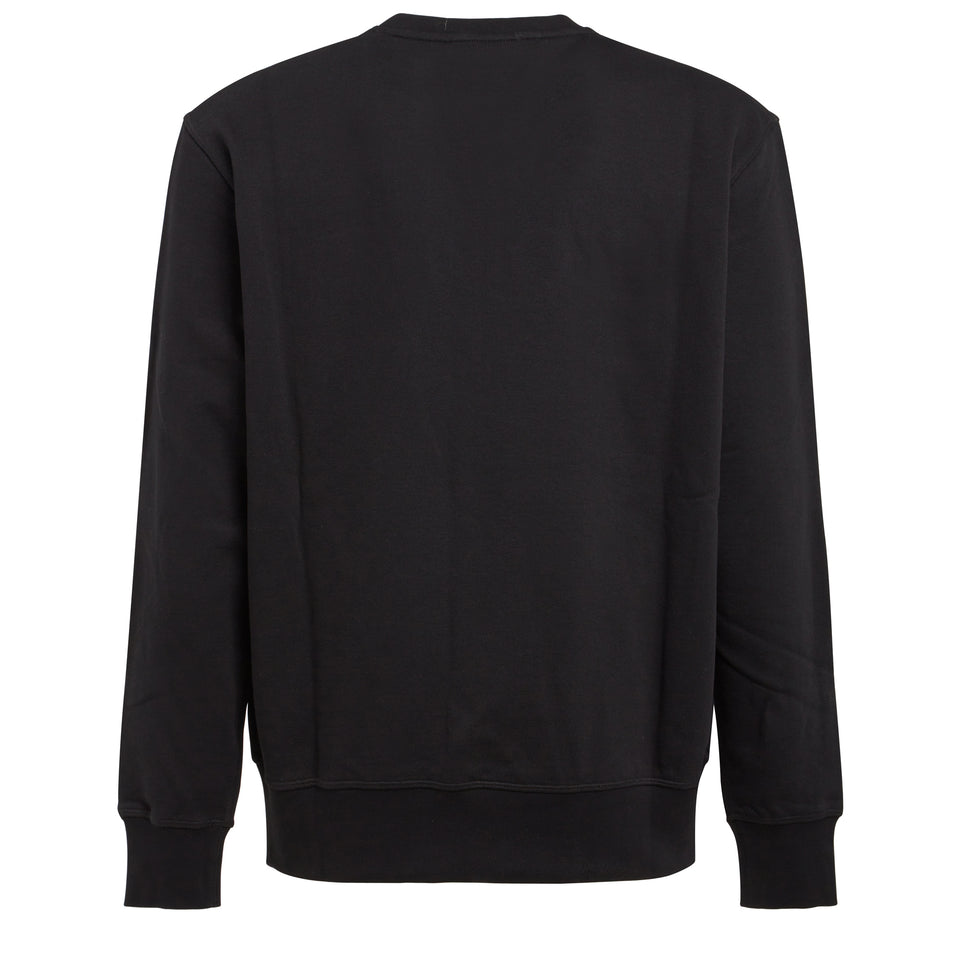 Black cotton sweatshirt