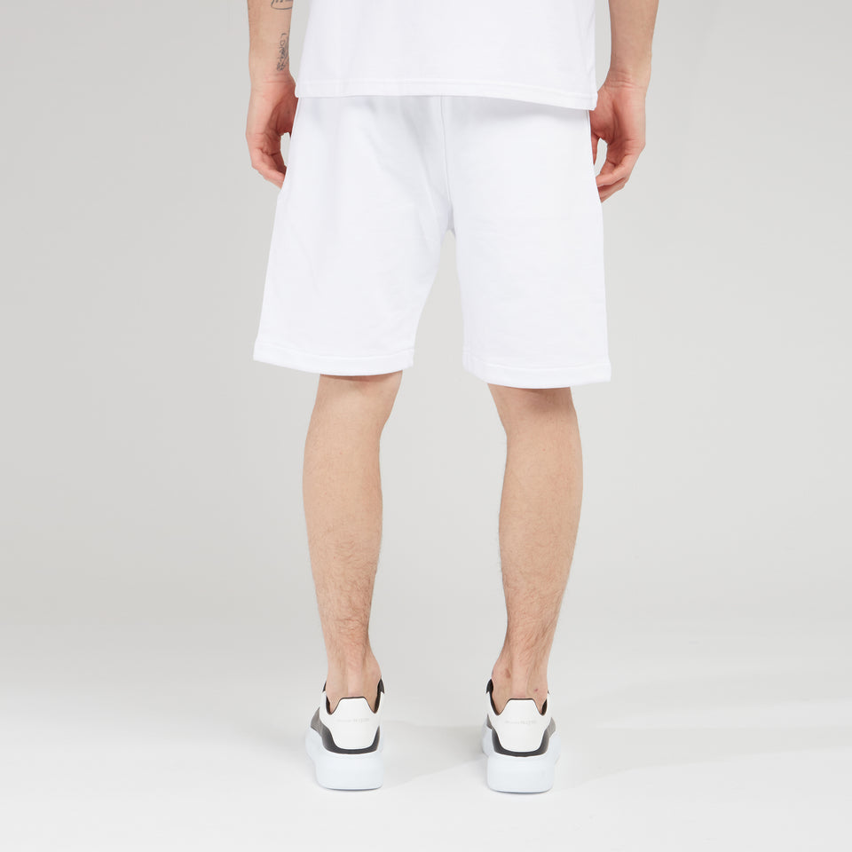 White cotton shorts