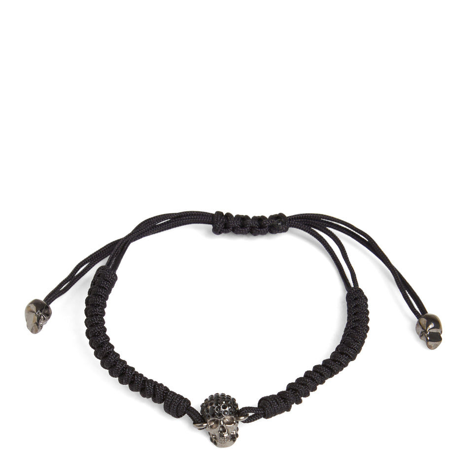 Black rope ''Skull'' bracelet