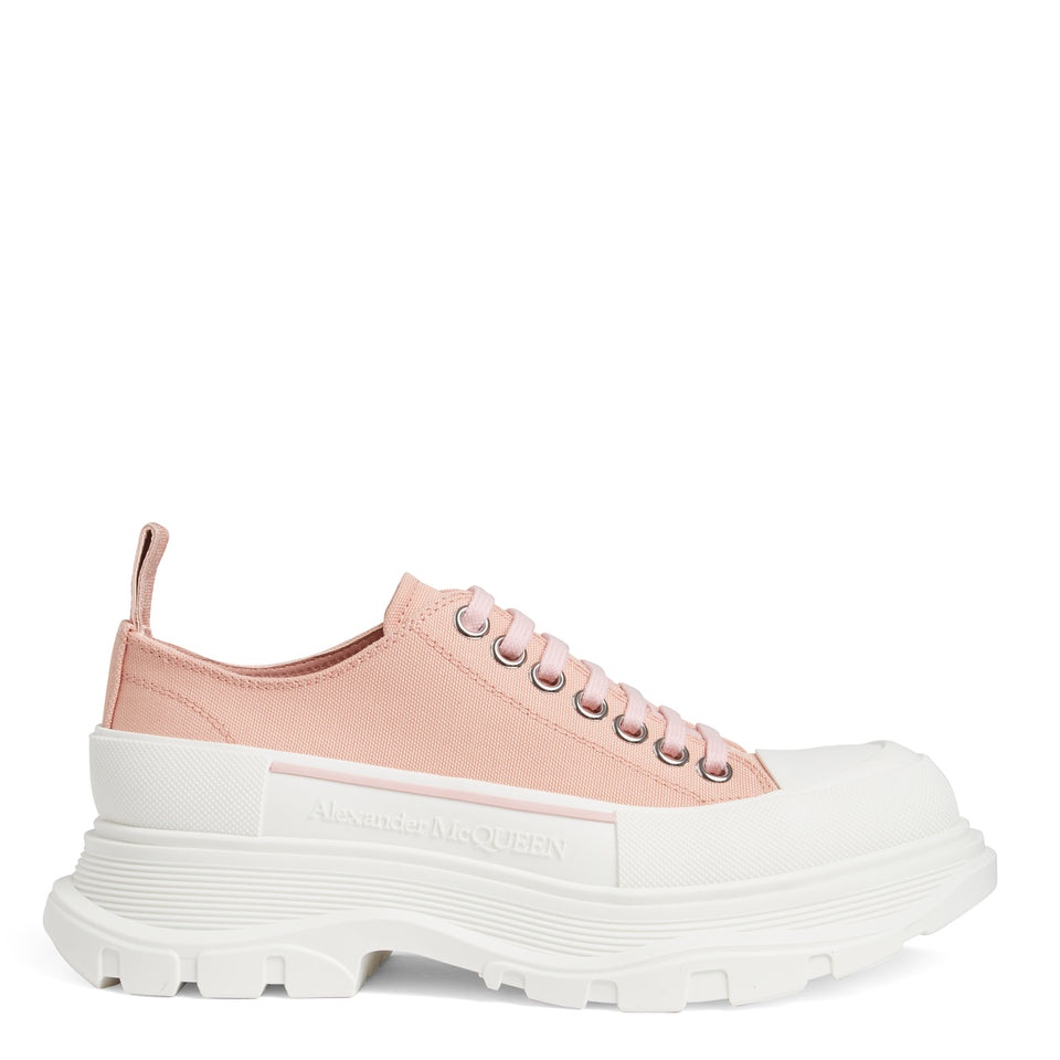 ''Tread Slick'' sneakers in pink fabric