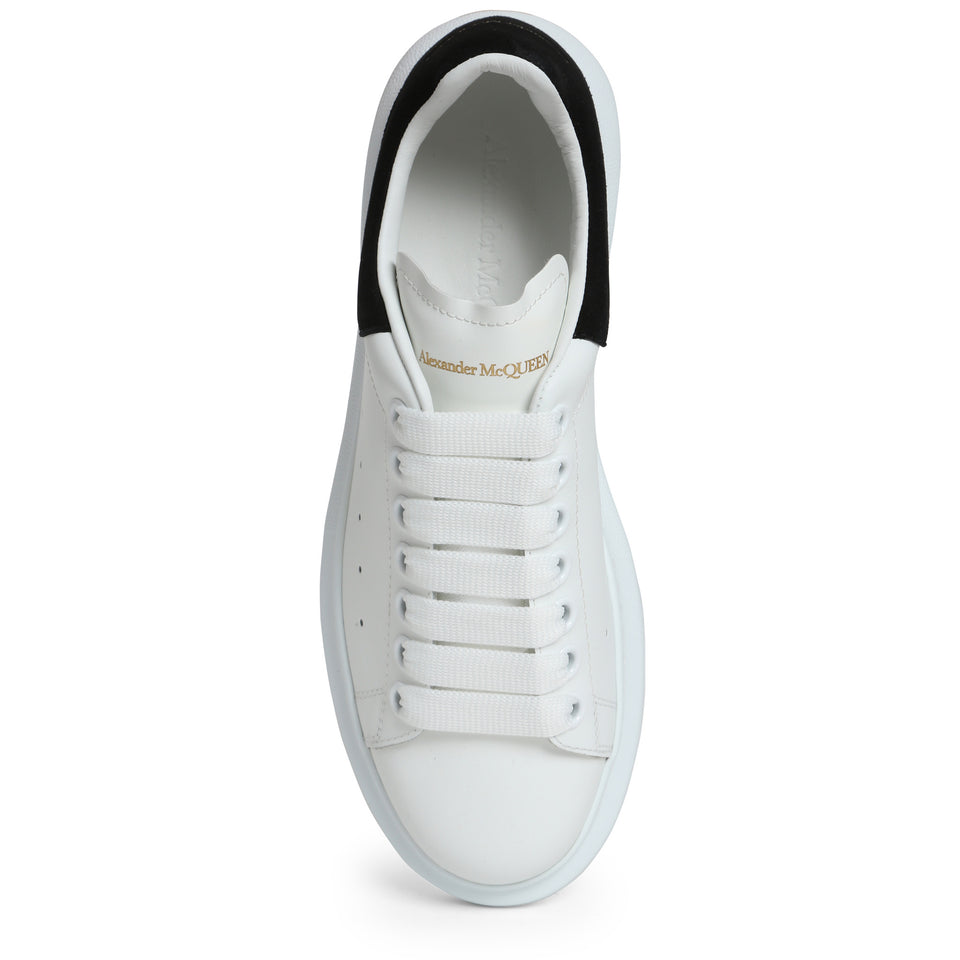 Sneakers oversize in pelle bianca