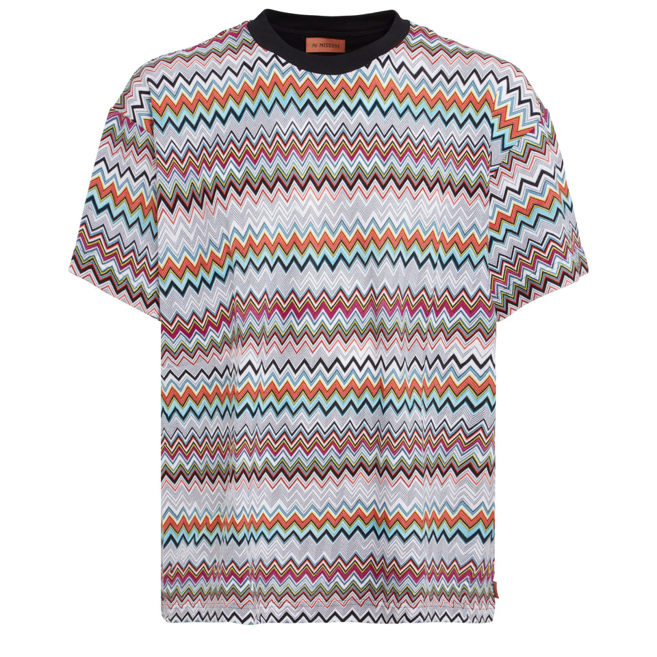T-shirt in cotone multicolor