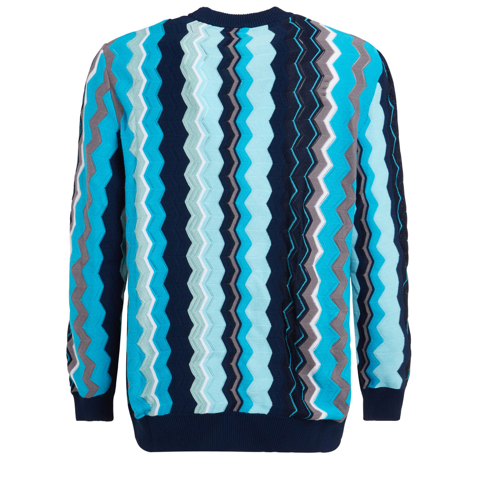 Multicolor cotton sweater