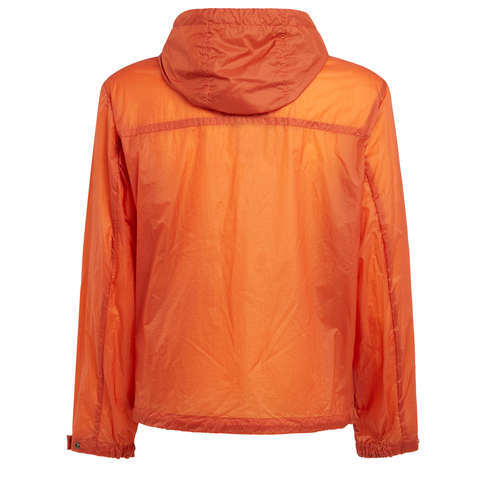 ''Samakar'' windbreaker jacket in orange fabric