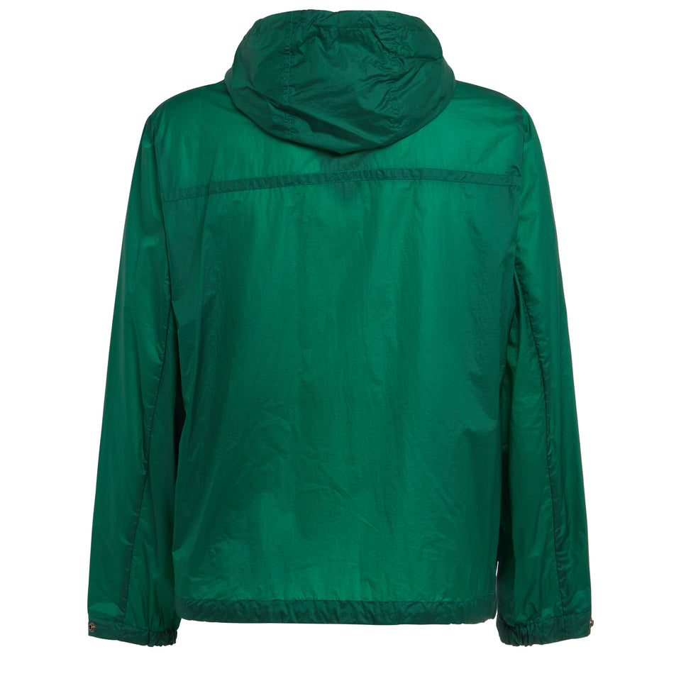 ''Samakar'' windbreaker jacket in green fabric