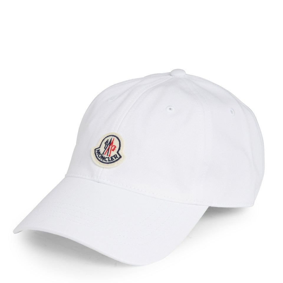 Cappello da baseball in cotone bianco