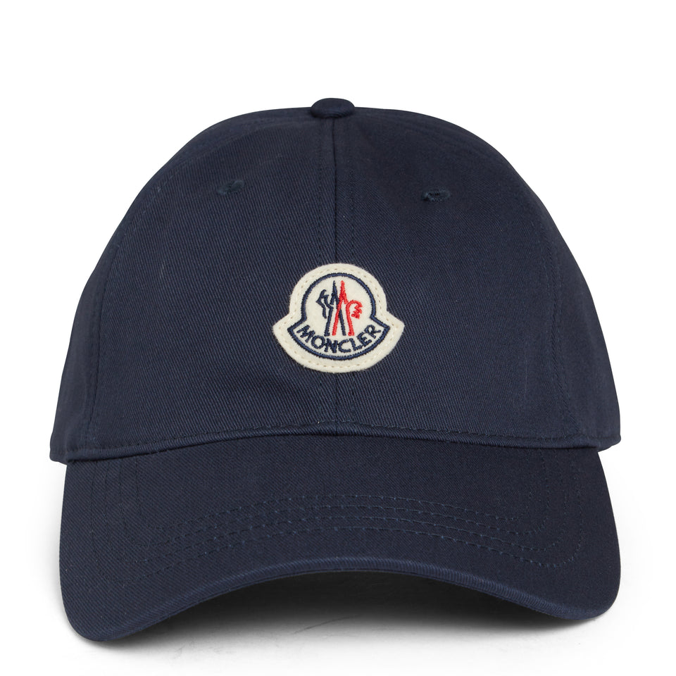 Cappello da baseball in cotone blu