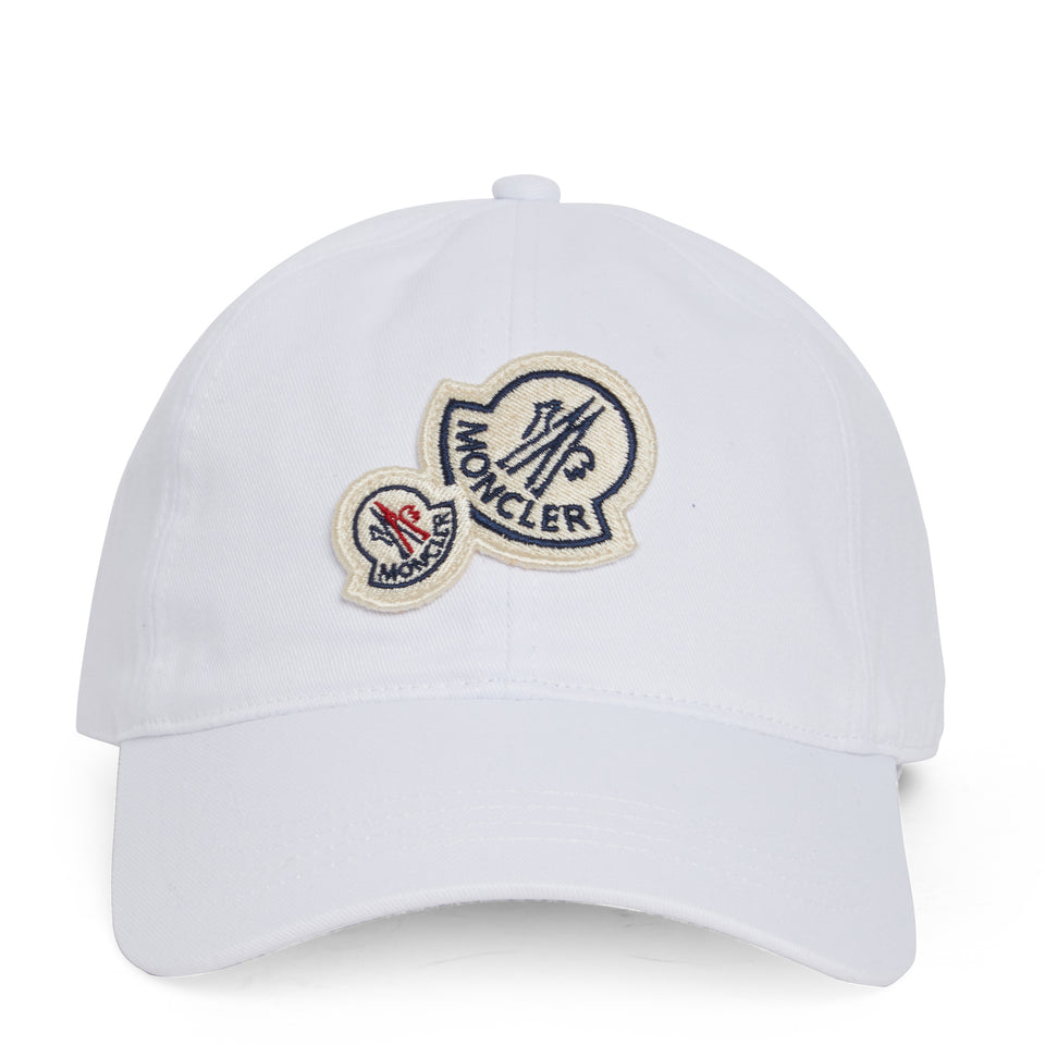 Cappello da baseball in cotone bianco