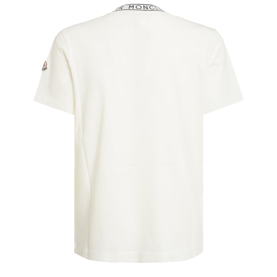 T-shirt in cotone bianca - GIO MORETTI