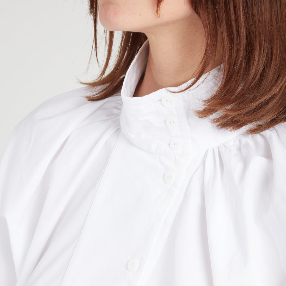 Camicia in cotone bianca